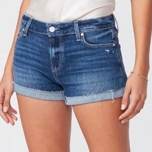 Paige Jimmy Jimmy Cuffed Denim Shorts